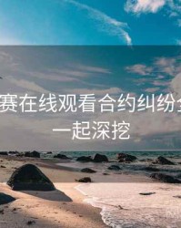 每日大赛在线观看合约纠纷全追踪，一起深挖